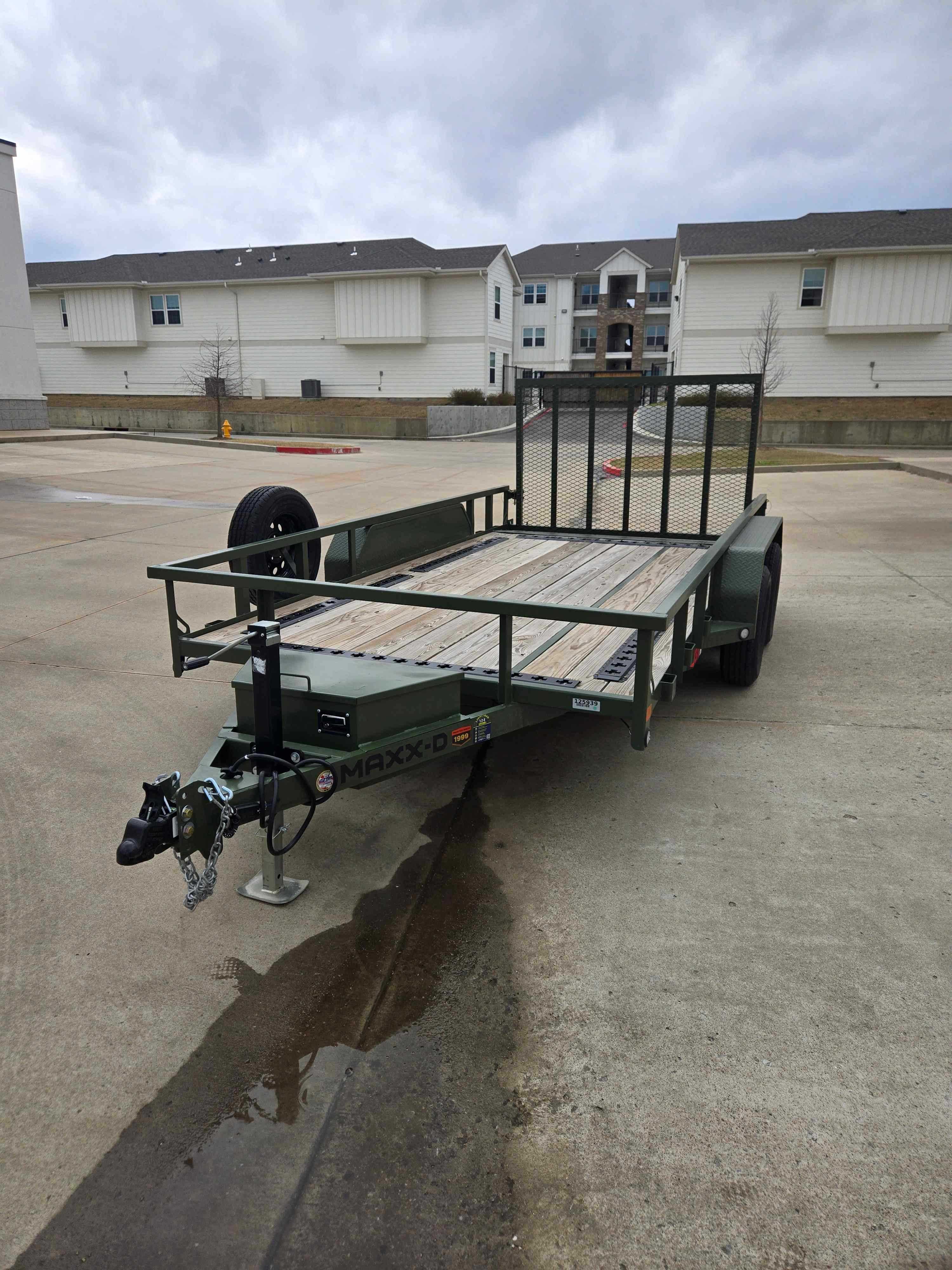 2026 Maxx-D UX3 utility trailer 14 foot - Prairie State Rentals Tulsa OK