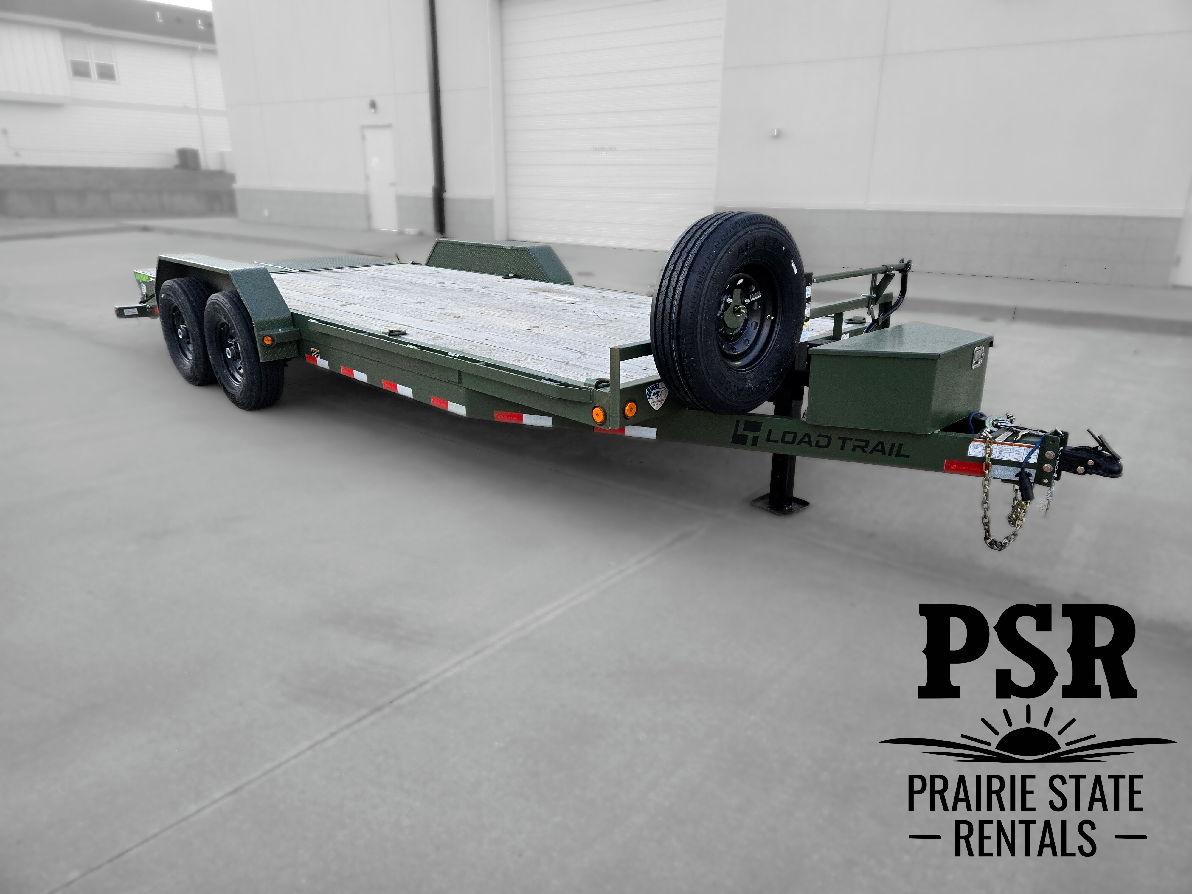 2024 Load Trail 20 foot 14K capacity equipment hauler - Prairie State Rentals Tulsa OK